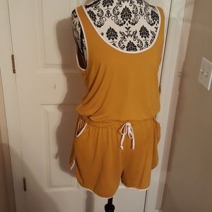 Mustard yellow romper